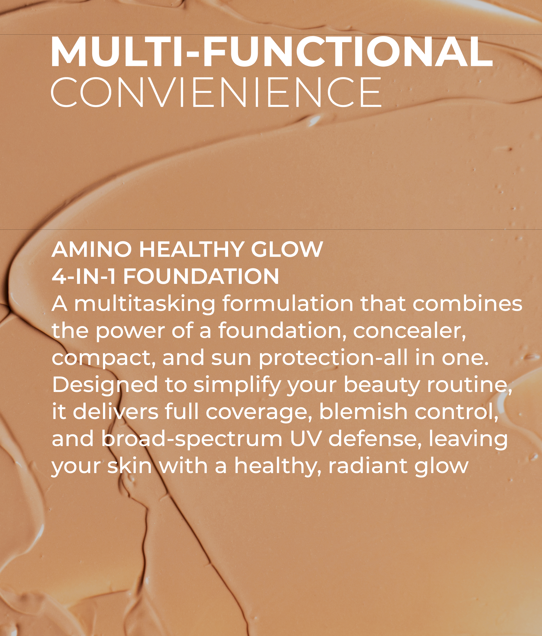 Amino Healthy Glow 4-in-1 Foundation