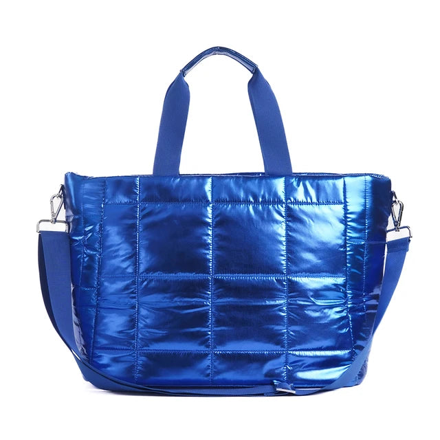 Metallic Magic Tote Bag#Color_Electric Blue