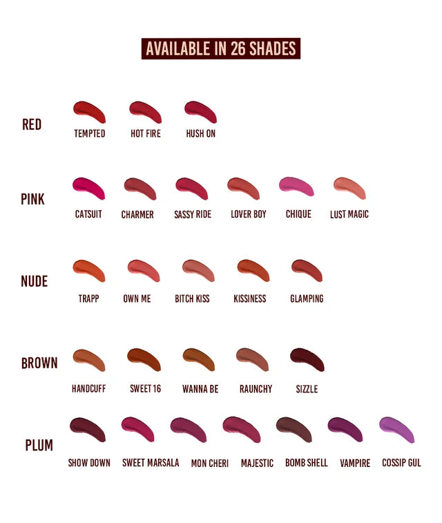 Colorbar PowerKiss Vegan Matte Lipcolor