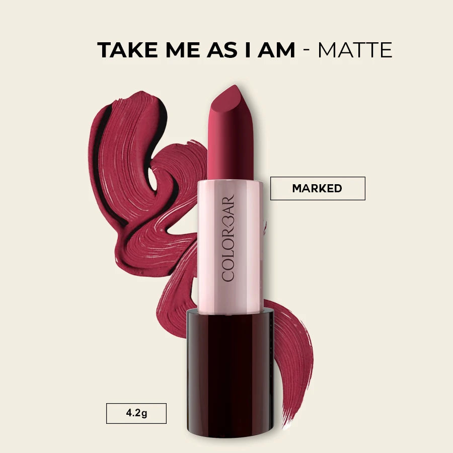 TAKE ME AS I AM VEGAN MATTE LIPSTICK