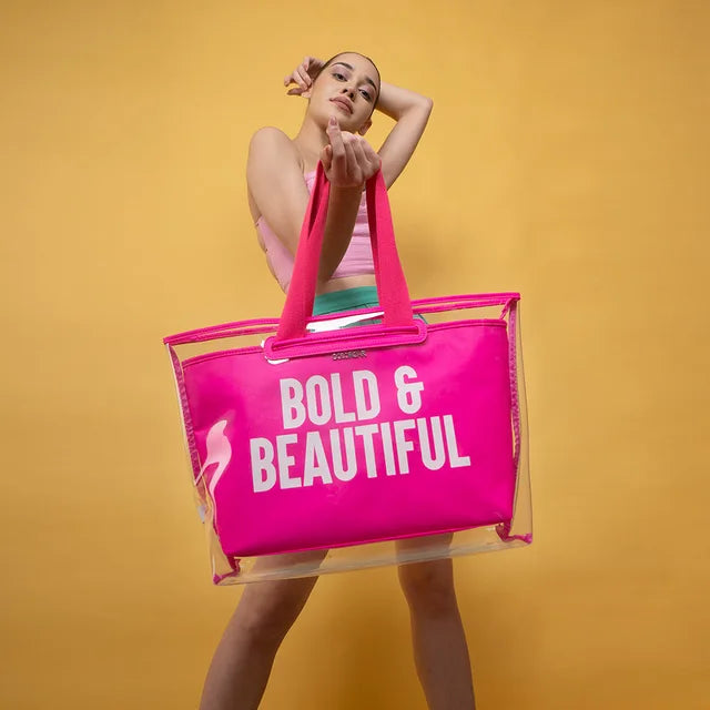 THE BOLD & BEAUTIFUL TOTE - NEON PINK