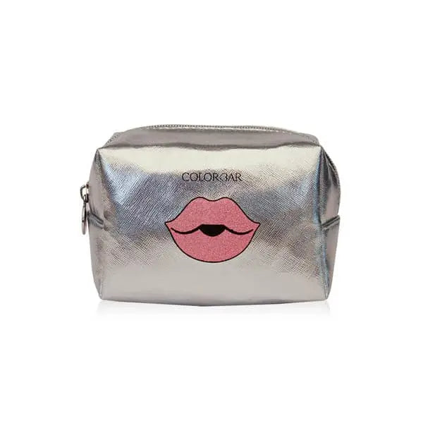 Lips & Lashes Pouch & Vanity (Set Of Two) - White + Blush Pink