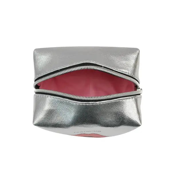 Lips & Lashes Pouch & Vanity (Set Of Two) - White + Blush Pink