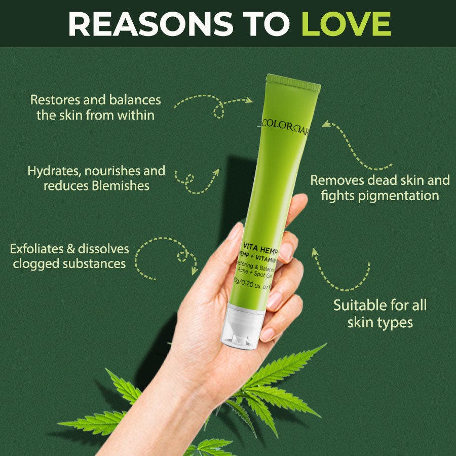 Colorbar Vita Hemp Restoring & Balancing Anti-Acne/Spot Gel