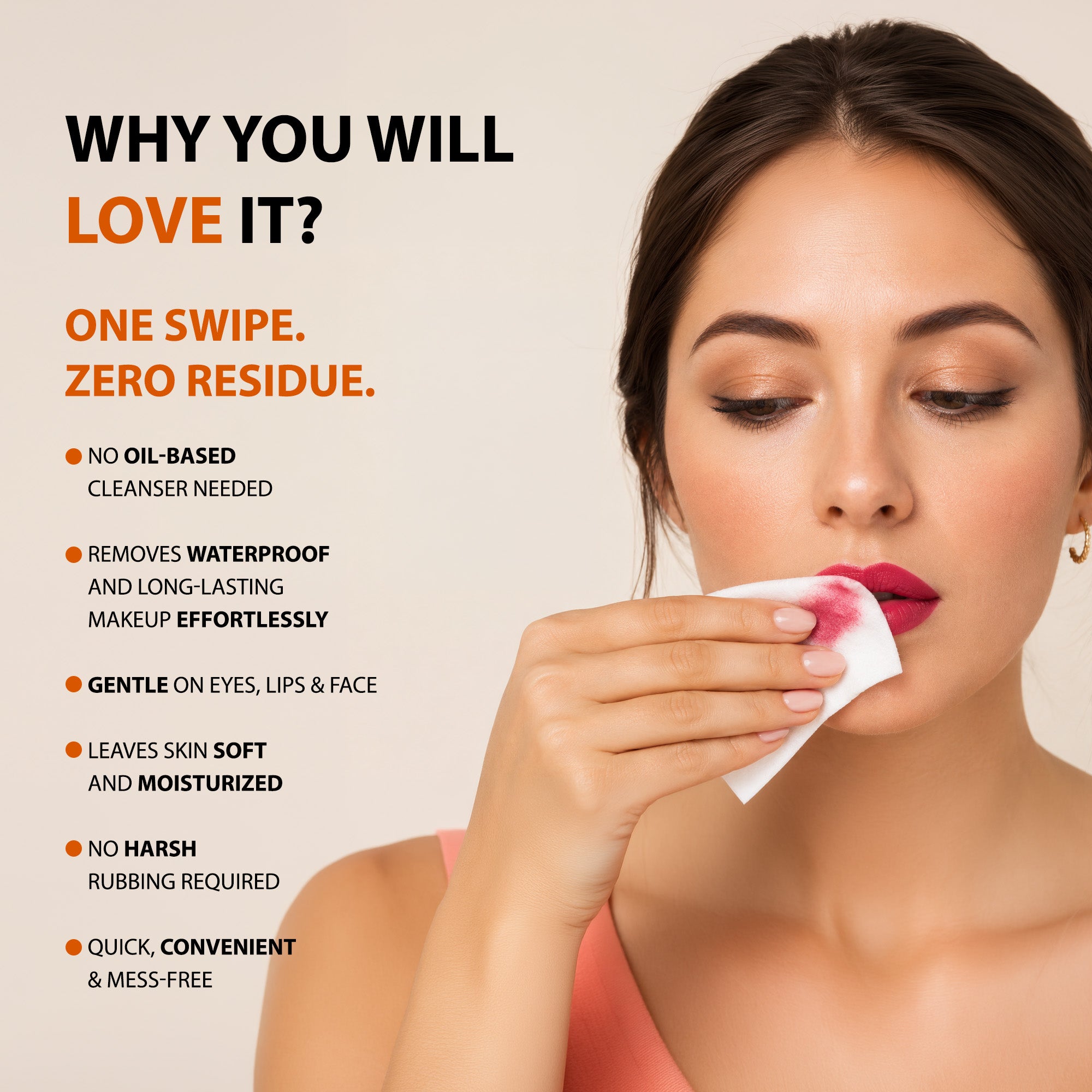 On The Go Makeup Remover Wipes