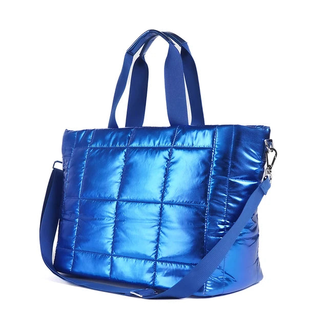 Metallic Magic Tote Bag#Color_Electric Blue