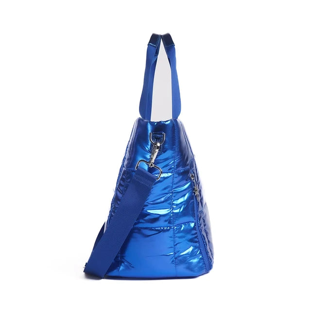Metallic Magic Tote Bag#Color_Electric Blue