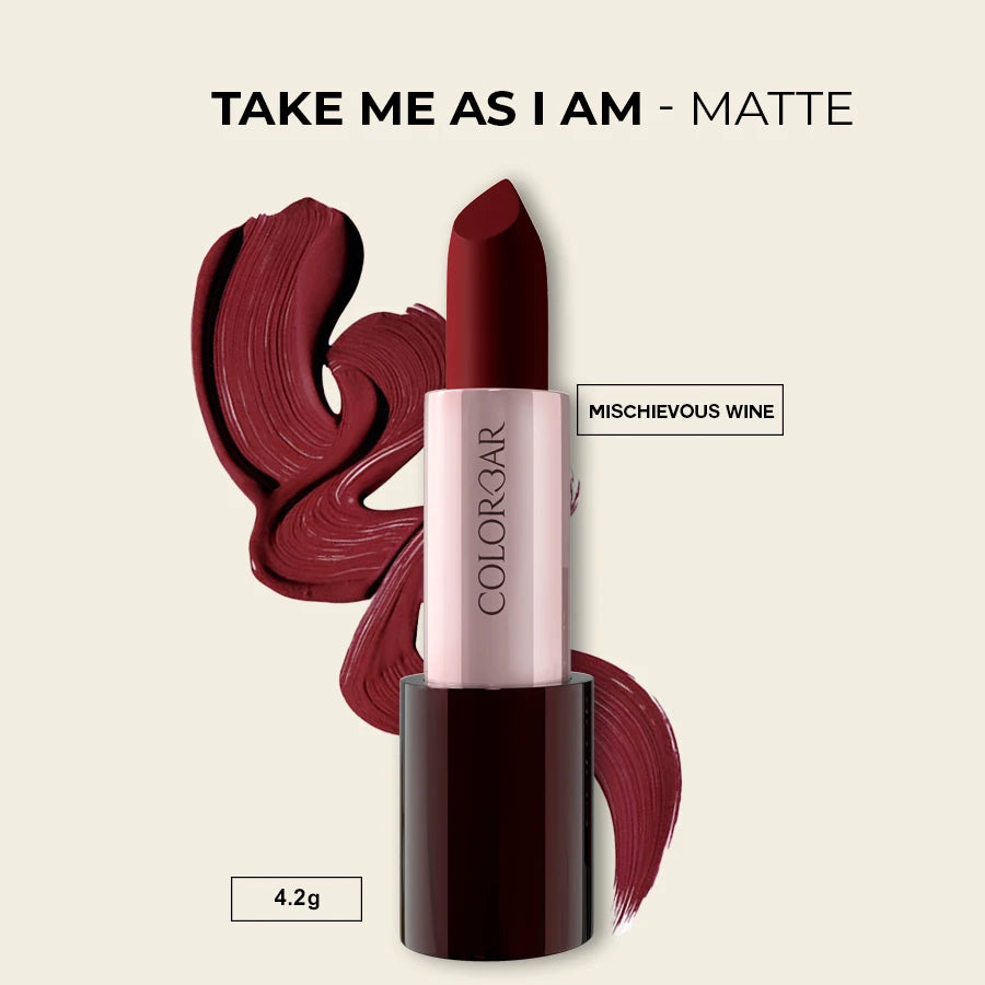 TAKE ME AS I AM VEGAN MATTE  LIPSTICK