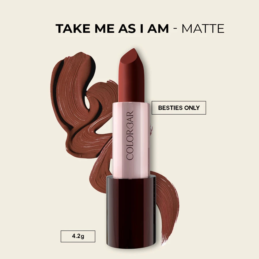 TAKE ME AS I AM VEGAN MATTE  LIPSTICK