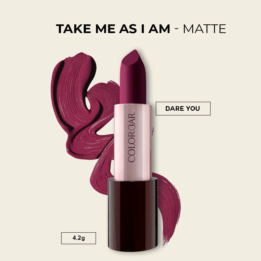 TAKE ME AS I AM VEGAN MATTE  LIPSTICK