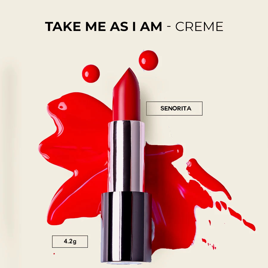 TAKE ME AS I AM VEGAN CRÈME  LIPSTICK