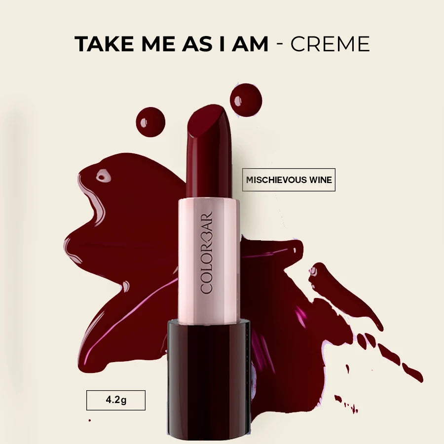 TAKE ME AS I AM VEGAN CRÈME  LIPSTICK