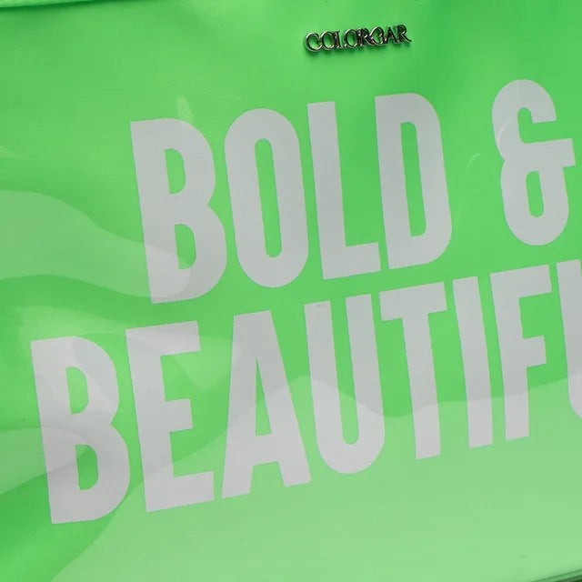 THE BOLD & BEAUTIFUL TOTE - NEON GREEN