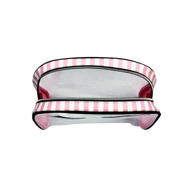 Lips & Lashes Bag In Bag(Set Of Three) - White + Blush Pink