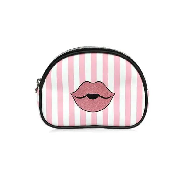 Lips & Lashes Bag In Bag(Set Of Three) - White + Blush Pink